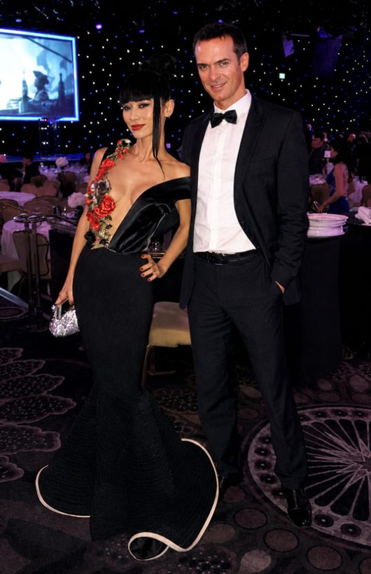 with Bai Ling
