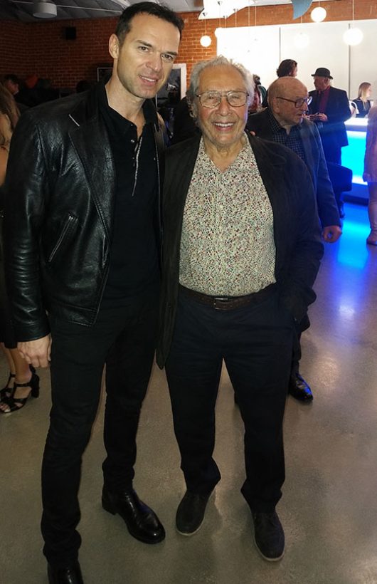 Claudiu with Mark Rydell