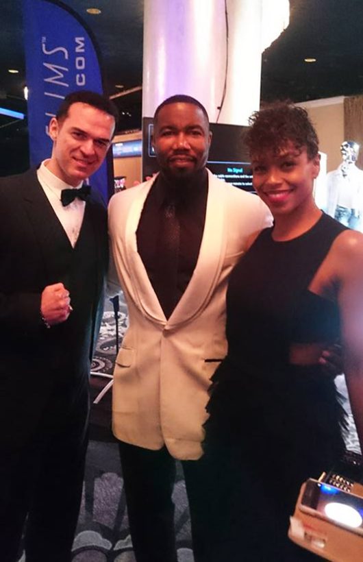 with Michael Jai White & Wife